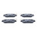 Juego de pastillas de freno, freno de disco 13.0460-5664.2 ATE, Miniatura 3