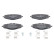 Juego de pastillas de freno, freno de disco 13.0470-2668.2 ATE, Miniatura 2