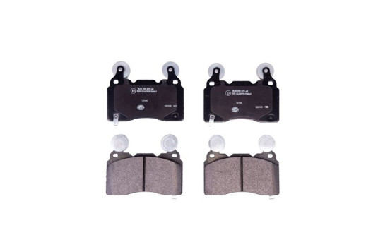 JUEGO DE PASTILLAS DE FRENO, FRENO DE DISCO 8DB 355 039-481 Hella