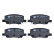 Juego de pastillas de freno, freno de disco 8DB 355 042-701 Hella, Miniatura 3