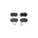 JUEGO DE PASTILLAS DE FRENO, FRENO DE DISCO 8DB 8DB 355 025-681 Hella