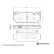 Juego de pastillas de freno, freno de disco ADBP420033 Blue Print, Miniatura 2