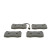 Juego de pastillas de freno, freno de disco BP1042 Bosch, Miniatura 6