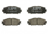 Juego de pastillas de freno, freno de disco BP1665 Bosch