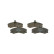 Juego de pastillas de freno, freno de disco BP2040 Bosch