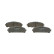 Juego de pastillas de freno, freno de disco BP2221 Bosch, Miniatura 3