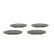 Juego de pastillas de freno, freno de disco BP2221 Bosch, Miniatura 6