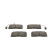 Juego de pastillas de freno, freno de disco BP2241 Bosch, Miniatura 5