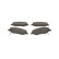 Juego de pastillas de freno, freno de disco BP2302 Bosch, Miniatura 2