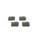 Juego de pastillas de freno, freno de disco BP2413 Bosch, Miniatura 5