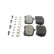 Juego de pastillas de freno, freno de disco BP2845 Bosch, Miniatura 4