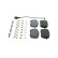 Juego de pastillas de freno, freno de disco BP2899 Bosch, Miniatura 4