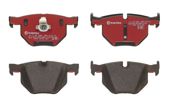Juego de pastillas de freno, freno de disco BREMBO XTRA LINE P 06 033X, Imagen 4