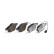 Juego de pastillas de freno, freno de disco BREMBO XTRA LINE P 23 132X, Miniatura 3