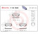 Juego de pastillas de freno, freno de disco BREMBO XTRA LINE P 59 055X