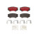 Juego de pastillas de freno, freno de disco BREMBO XTRA LINE P 59 055X, Miniatura 4