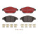Juego de pastillas de freno, freno de disco BREMBO XTRA LINE P 61 103X, Miniatura 4