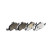 Juego de pastillas de freno, freno de disco BREMBO XTRA LINE P 85 160X, Miniatura 3
