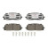 Juego de pastillas de freno, freno de disco BREMBO XTRA LINE P 85 165X, Miniatura 3
