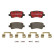Juego de pastillas de freno, freno de disco BREMBO XTRA LINE P 86 021X, Miniatura 4