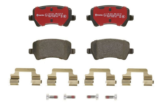 Juego de pastillas de freno, freno de disco BREMBO XTRA LINE P 86 021X, Imagen 4