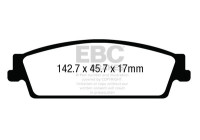 Juego de pastillas de freno, freno de disco DPX3022 EBC
