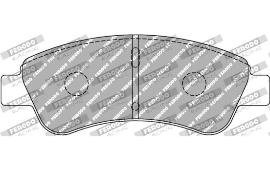 Juego de pastillas de freno, freno de disco FCP1399R Ferodo Racing, Imagen 2