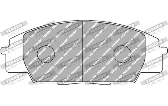 Juego de pastillas de freno, freno de disco FCP1444W Ferodo Racing, Imagen 2