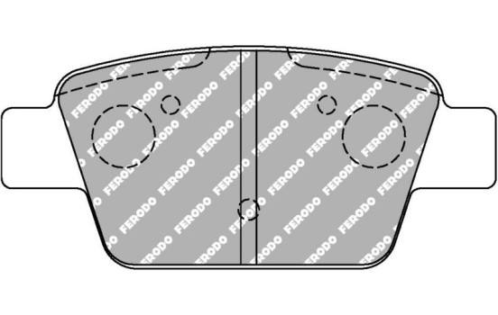 Juego de pastillas de freno, freno de disco FCP1469H Ferodo Racing