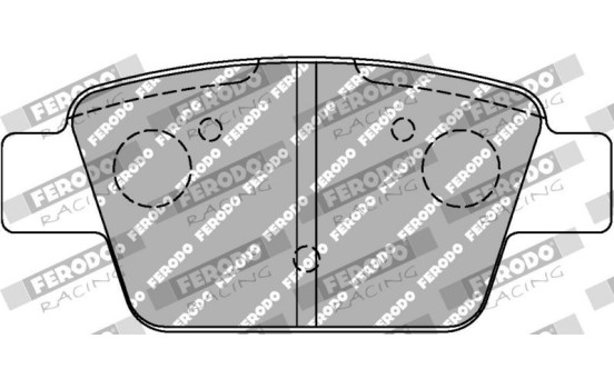 Juego de pastillas de freno, freno de disco FCP1469H Ferodo Racing, Imagen 2