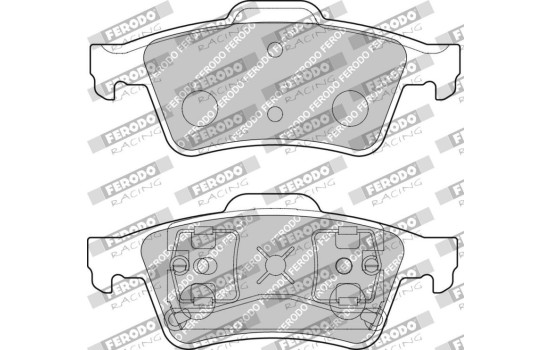 Juego de pastillas de freno, freno de disco FCP1540H Ferodo Racing, Imagen 2