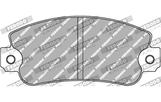 Juego de pastillas de freno, freno de disco FCP351H Ferodo Racing, Imagen 2