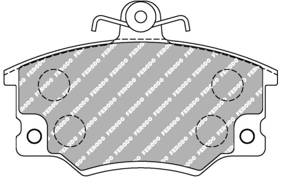 Juego de pastillas de freno, freno de disco FCP370Z Ferodo Racing