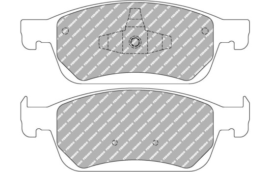 Juego de pastillas de freno, freno de disco FCP4416H Ferodo Racing