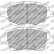 Juego de pastillas de freno, freno de disco FCP4612H Ferodo Racing, Miniatura 2
