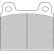Juego de pastillas de freno, freno de disco FDS11 Ferodo Racing