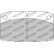 Juego de pastillas de freno, freno de disco FDS173 Ferodo Racing, Miniatura 2
