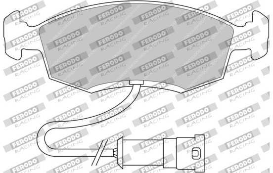 Juego de pastillas de freno, freno de disco FDS276 Ferodo Racing, Imagen 2