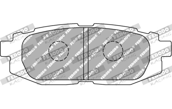 Juego de pastillas de freno, freno de disco FDS4187 Ferodo Racing, Imagen 2