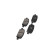 Juego de pastillas de freno, freno de disco KBP-10066 Kavo parts, Miniatura 2
