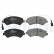 Juego de pastillas de freno, freno de disco LP2492 Delphi