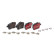 Juego de pastillas de freno, freno de disco P 06 051X Brembo, Miniatura 2