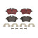 Juego de pastillas de freno, freno de disco P 06 051X Brembo, Miniatura 3