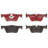 Juego de pastillas de freno, freno de disco P 06 071X Brembo, Miniatura 4