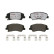 Juego de pastillas de freno, freno de disco P 18 025X Brembo