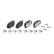 Juego de pastillas de freno, freno de disco P 23 177X Brembo, Miniatura 2