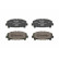 Juego de pastillas de freno, freno de disco P 28 043X Brembo