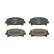 Juego de pastillas de freno, freno de disco P 28 043X Brembo, Miniatura 4