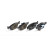 Juego de pastillas de freno, freno de disco P 28 044X Brembo, Miniatura 2