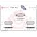 Juego de pastillas de freno, freno de disco P 28 094 Brembo